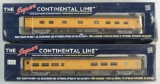 Group of 2 Rapido Trains Inc. Super Continental Line Union Pacific Passenger Cars