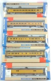Group of 5 Walthers HO Scale Union Pacific Passenger Train Cars with Original Boxes