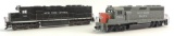 Group of 2 HO Scale Locomotives Featuring New York Central and Southern Pacific
