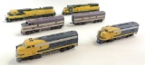 Group of 5 Athearn HO Scale Locomotives