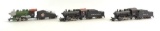 Group of 3 Vintage Mantua HO Scale Steam Locomotives with Tenders