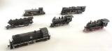 Group of 6 Vintage HO Scale Steam Locomotives