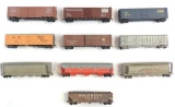 Group of 10 HO Scale Train Cars