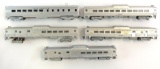 Group of 5 Athearn HO Scale Passenger Train Cars