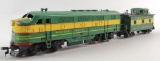 Marx HO Scale Western Pacific Locomotive and Caboose