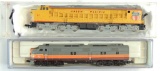Group of 2 N Scale Diesel Locomotive with Original Cases