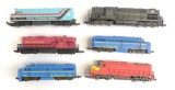 Group of 6 N Scale Diesel Locomotives