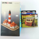 Group Of 2 N-Scale Model Light House And More
