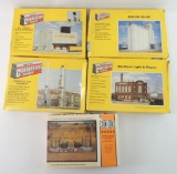 Group Of 5 N-Scale Model Silos And More