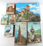 Group Of 7 N-Scale Model Churches And More