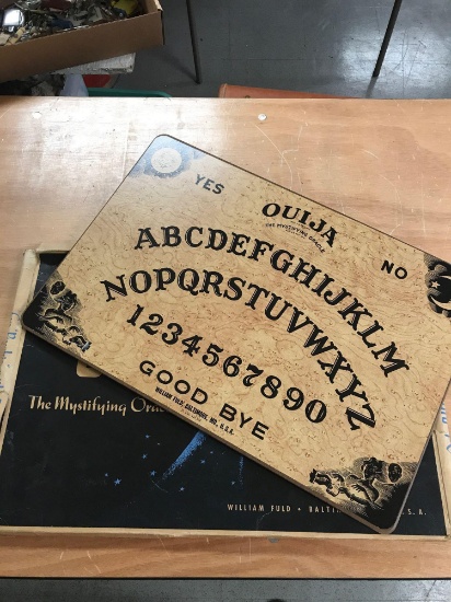 Vintage Ouija Board and Game Box