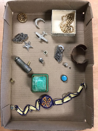 Box lot of Fun and Vintage Jewelry + More!
