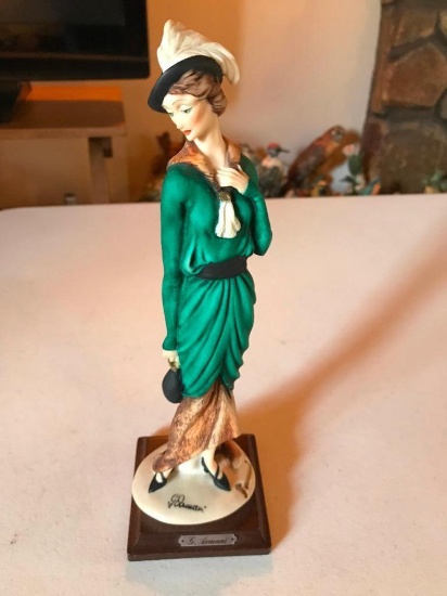 G.Armani "Lady W/Handbag" Porcelain Figurine