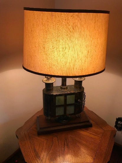 Vintage End Table Lamp
