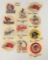 Group of post cereal baseball patches 1955