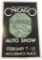 The 90th Chicago auto show advertising poster