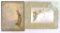 Group of two 1880s Christmas cards