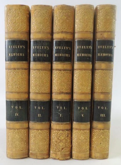 Evelyn's memoirs volumes one through five by Edward Hyde