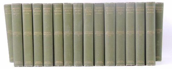 Group of 31 American statesman's books by John T Morse