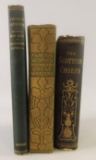 Group of three antique books including famous women described by great writers