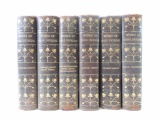 Group of six the works of Charles dickens books