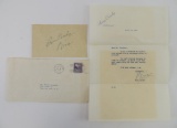 Movie Memorabilia -...Bing Crosby Signed Letters