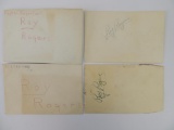 Movie Memorabilia -...Roy Rogers Autographs