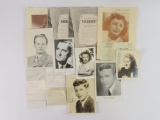 Movie Memorabilia -...Group of Autographs