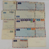 Group of airmail letters risque relationship
