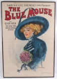 The Blue Mouse ...by Clyde Fitch Antique Broadway Play Poster with F.Earl Christy Artwork...