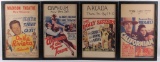 Group of 4 Vintage Movie Poster Featuring The Dolly Sisters and More...