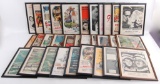 Group of 30 Vintage 1950's Framed Movie Advertisments...