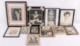 Group of 11 Signed Photographes of Movie Stars...