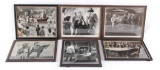 Group of 6 Vintage Framed Movie Lobby Cards/Advertisments...