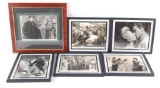 Group of 6 Vintage Framed Movie Lobby Cards/Advertisments...