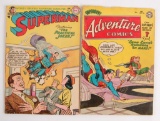Superman #95 and Superboy Adverture Comics #195 Comic Books...