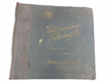 Antique international tailoring Coco 1908 scrapbook