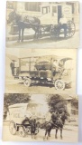 Real Photo Postcards ...- Delivery Wagons