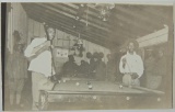 Real Photo Postcard-Black Americana WW1 Playing Pool Hawaiian Territory