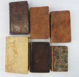 Group of leather bound 18th century books