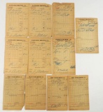 1930s Joliet Citizens brewing Co. in Kankakee brewing Co. receipts