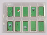 Ogden's Cigarettes trick billiards card set