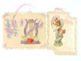 Circa 1890s handmade valentines day cards