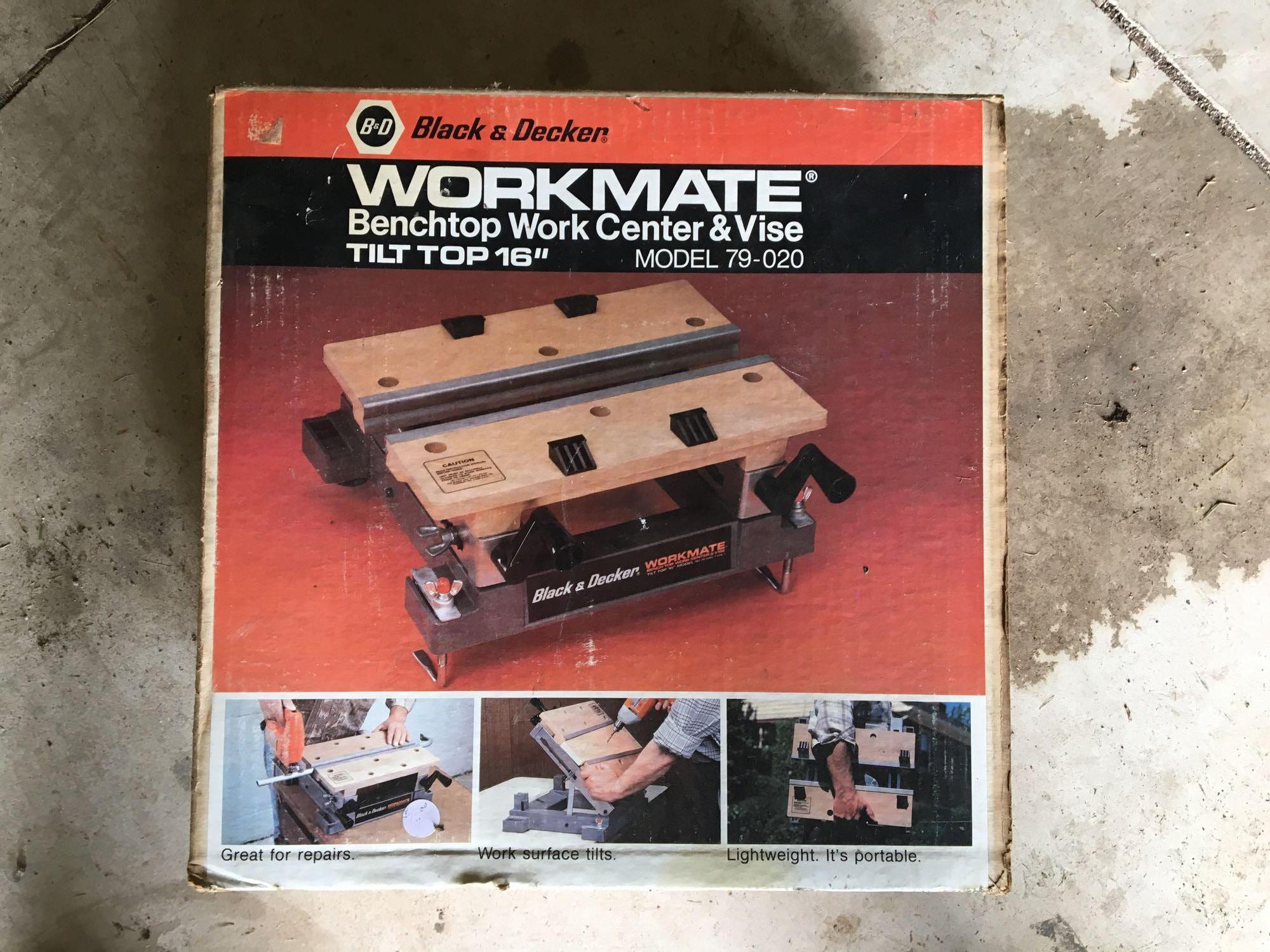Black Decker Workmate Benchtop Workcenter And Vice Estate