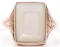 10k Yellow Gold Mother of Pearl Ring