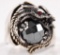 Sterling Silver Spinel Dragon Ring