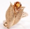 10k Yellow Gold and Citrine Ring