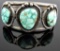 Vintage Sterling Silver and Turquoise Cuff
