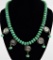 Vintage Faceted Turquoise Bead Necklace