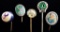 Lot of 5: Antique Stick Pins - 